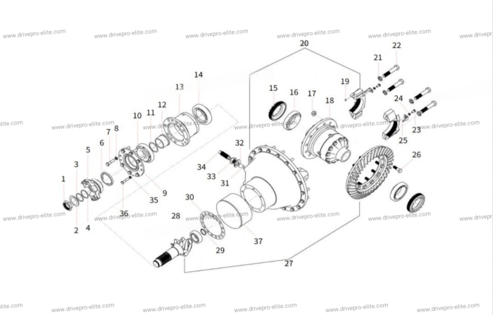Front Main Reducer Assembly