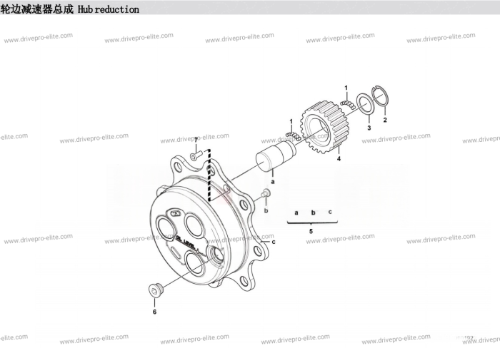 Hub reduction E0716-4110001922