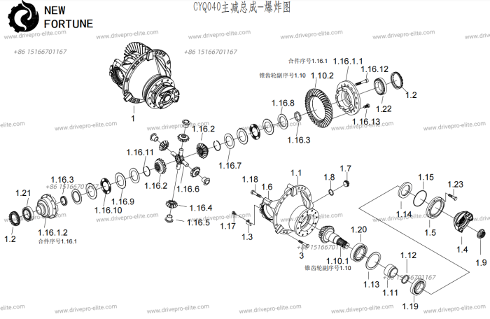 Main Reduction Assembly