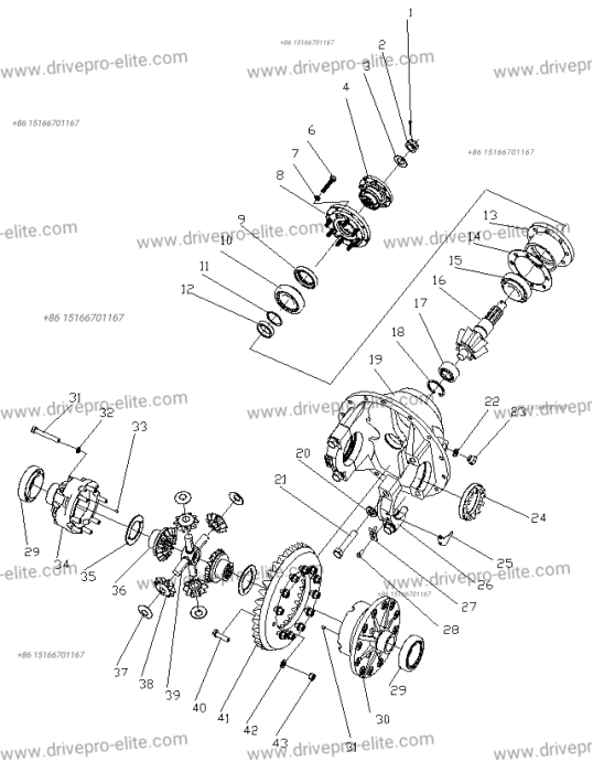 PR75·20·1 Main Drive Assembly