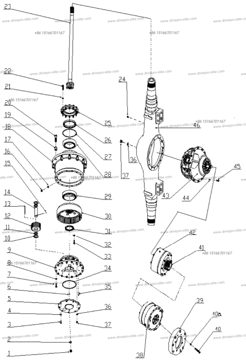 PS75·91AA-Ⅳ Drive Axle