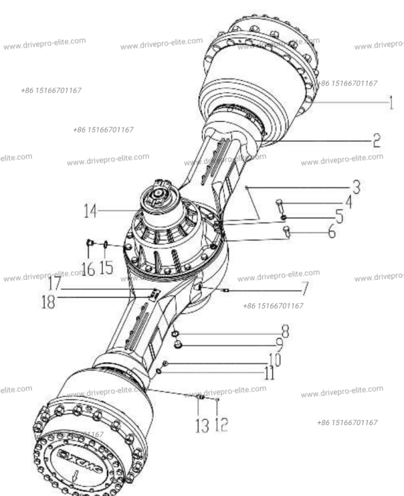 Rear Drive Axle Assembly