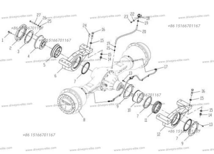 Rear axle assembly