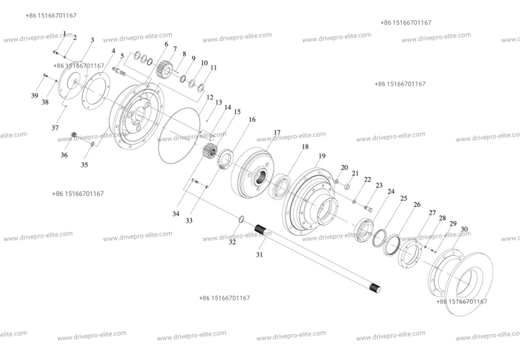 Wheel hub assy
