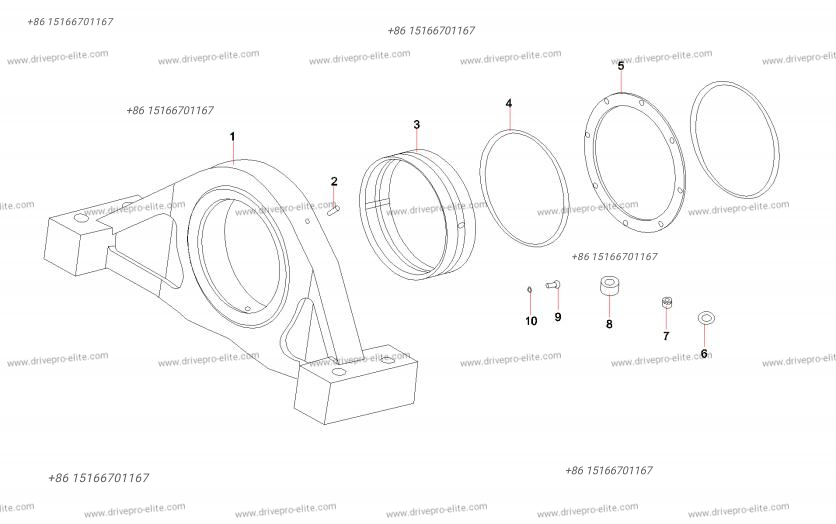 60271945 Front swing frame assembly