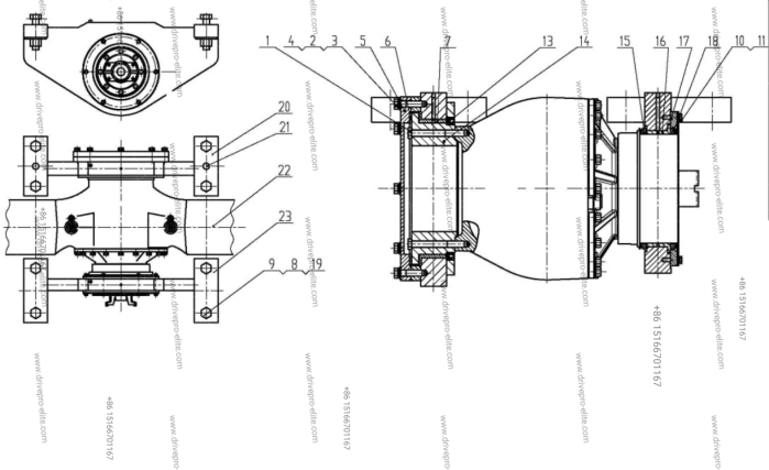 253300388 Rear Axle Assembly